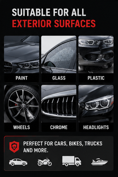 NanoShield™ 9H Nano Ceramic Coating Spray | High Gloss Hydrophobic Car Paint Protection (100ml)