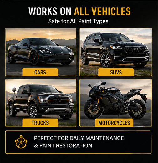 ZOVIXA™ Car Scratch Removal Wax – Paint Restorer, Swirl & Scratch Repair Polish Kit (120ml)